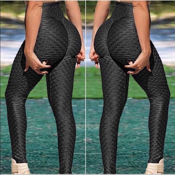Pants - 𝅺LAST ONE! Black Brazilian Scrunch Leggings